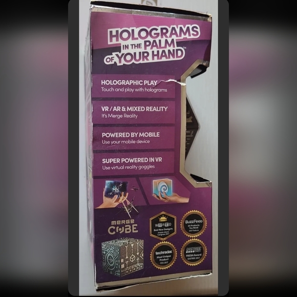 Merge Cube Holograms in Your Hand Virtual Game For IOS Android Tablet ARC-01 - Picture 2 of 7